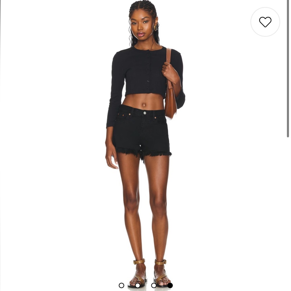 Pistola Black Denim cutoffs